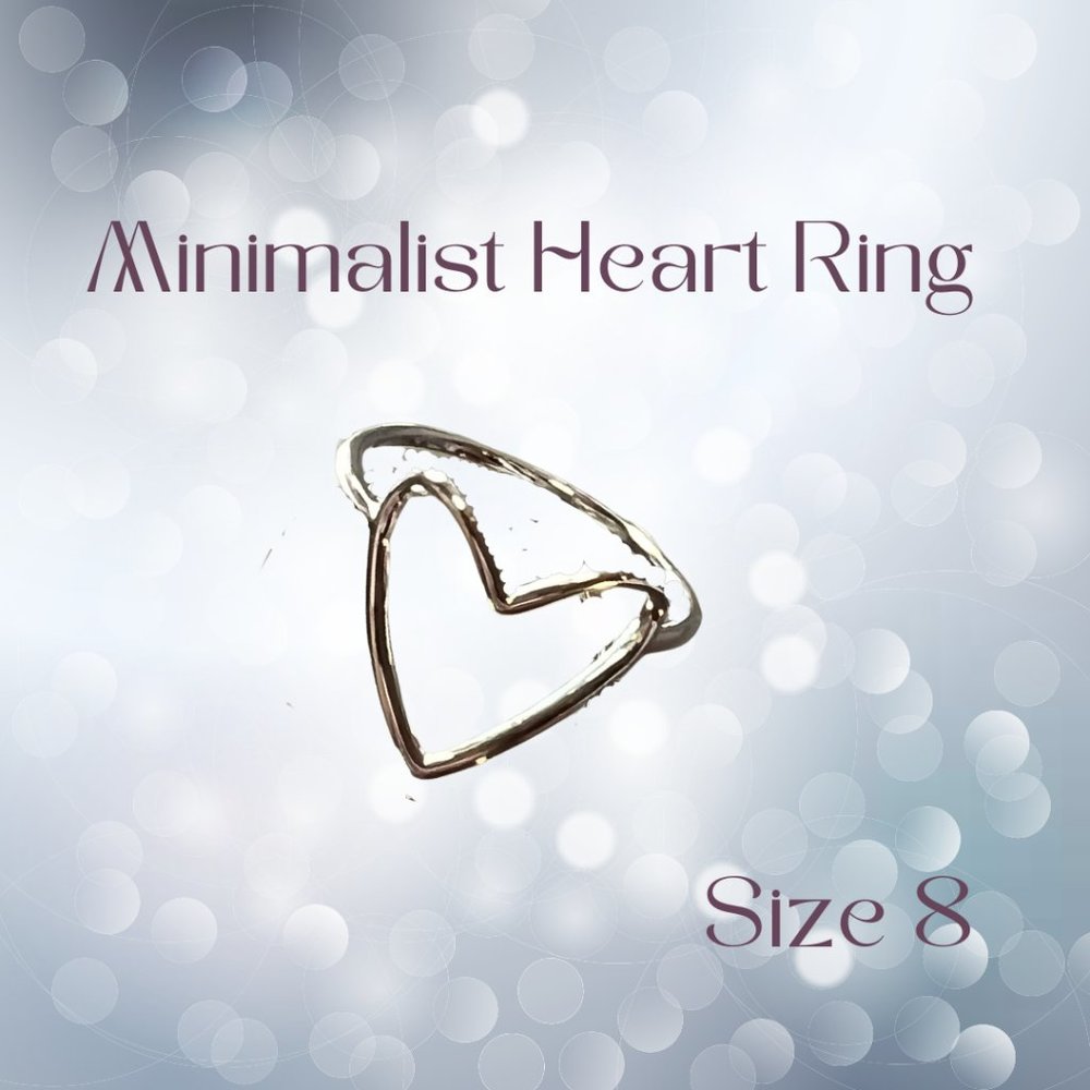 4/$20 New Minimalist Ring Size 8 NWT